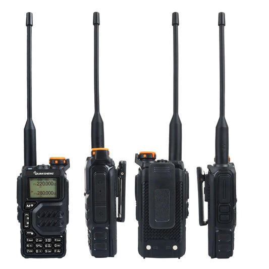 Quansheng 50-600MHz RX Walkie Talkie UV-K5 VHFUHF 136-174MHz 400-470MHz RX TX Both DTMF VOX FM Air Band Wireless Freq Copy Radio