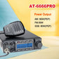New AnyTone AT-6666 Pro 10 Meter Radio High Power 80W/50W Mobile Radio SSB(PEP)/FM/AM/PA/VOX/NRC Mode Long Range Two Way Radio