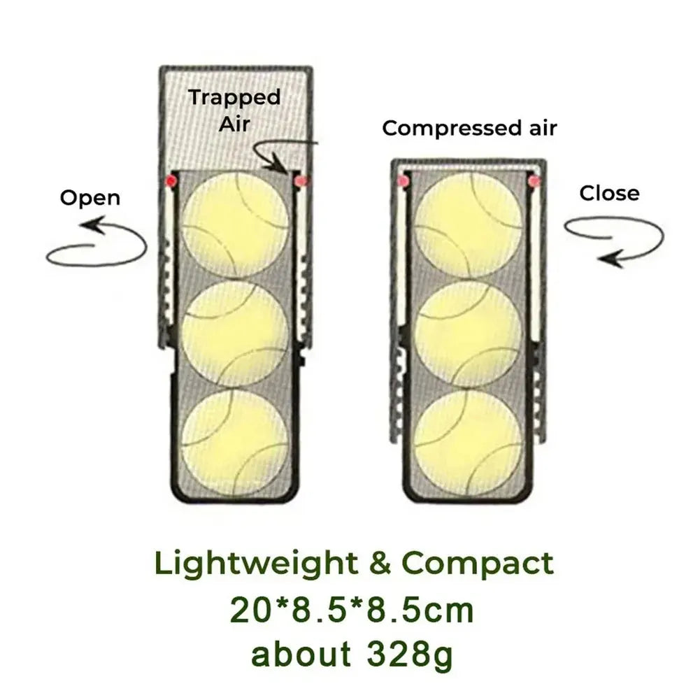 Tennis Ball Pressure Maintain Repair Container Tennis Ball Box Storage Jar for Shape Restore Bounce Protect