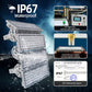 Stadium Lights LED Flood Light Outdoor Field Lights 400W Exterior 44000LM 6500K IP67 Waterproof Adjustable Lighting Arena Lights