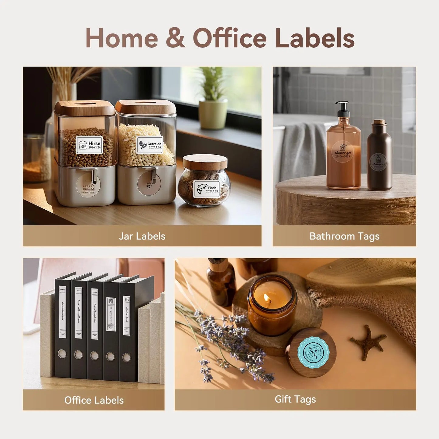 Niimbot B21 Thermal Label Maker Pocket Self-adhesive Paper Printer 20-50mm Print Width Label Machine for Business Home Office