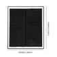 20W 5V Shingled Solar Panel Polycrystalline Solar Panel Charger Micro USB/USB-C Port Waterproof for EufyCam 3/3C Security Camera