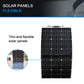 WUZECK 1pcs ~10 pcs Flexible rechargeable solar panel battery 100W High Efficiency Cell (100W, 200W, 300W ,400W,500W 1000W)