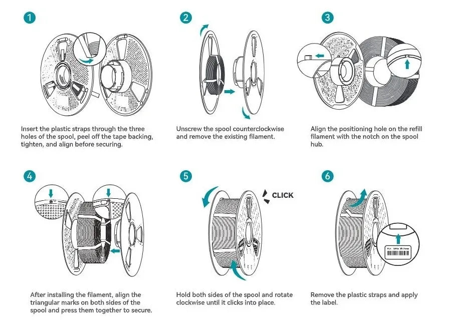 SUNLU 2KG PLA/PLA PLUS/PLA+2.0 Filament 1.75mm 1KG Without Tray 3D Printer Filament for 3D Printer& 3D Pen，Refll Filament