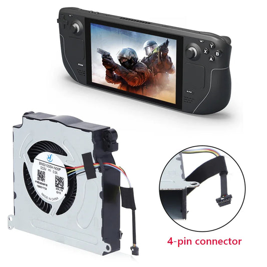 BN5010S5H-N00P CPU Cooling Fan For Steam Deck  Q1 Q2 Go Game Console Cooler for VALVE Steam Deck Game Console Repair Parts