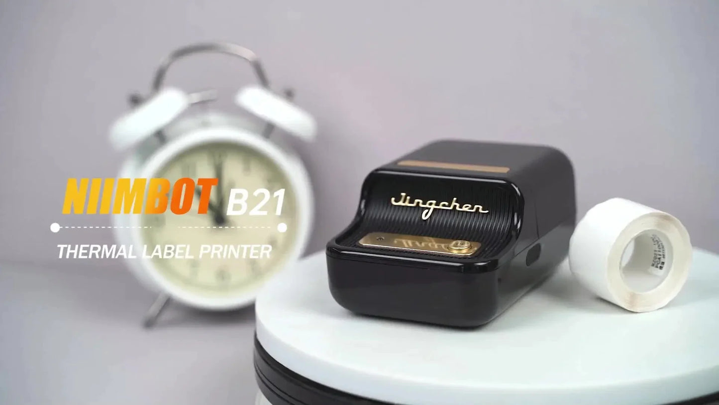 Niimbot B21 Mini Portable Thermal Printer Self-adhesive Label Printer Portable Inkless