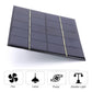 2-10pc Portable Solar Panel 3W 5V Micro Solar Board Fast Charger Polysilicon DIY Solar Cells System Mini Outdoor Battery Charger