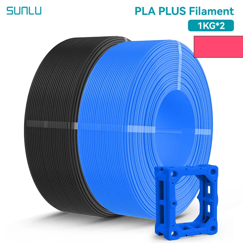 SUNLU 2KG PLA/PLA PLUS/PLA+2.0 Filament 1.75mm 1KG Without Tray 3D Printer Filament for 3D Printer& 3D Pen，Refll Filament