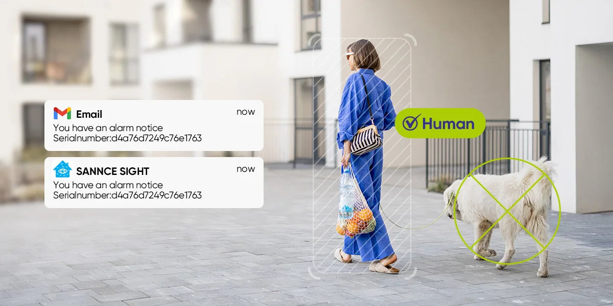 SANNCE 6PCS 5MP Wifi Camera IP Outdoor 10CH NVR Two-way Audio Wireless Audio Video Security Surveillance Kit Cameras