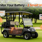 HumSienk LiFePO4 Battery Packs 48V 100Ah Specially Designed For Golf Cart 200A BMS Robust 5120Wh Smart Bluetooth Monitor