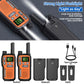 2X BAOFENG FRS Walkie Talkies Long Range Walkie Talkie NOAA VOX Flashlight Type-C Portable Two Way Radio For Restaurant Camping