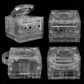 7 COLOR Transparent Box Replacement Case For Gamecube Housing Shell Case For NGC Retro Video Game Console DOL-101/DOL-001 Access