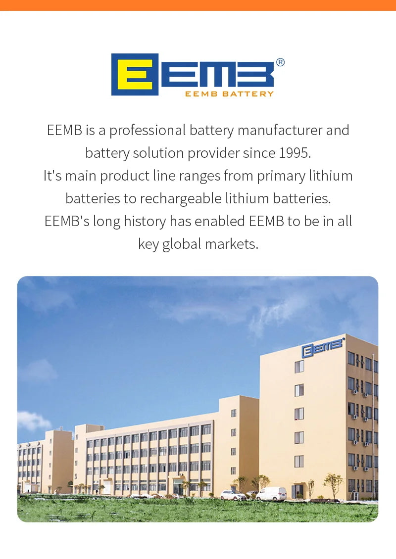 10PACK CMOS Battery EEMB 3V CR2016 Battery with SHR Plug Motherboard Laptop Replacement Battery for PC Computer