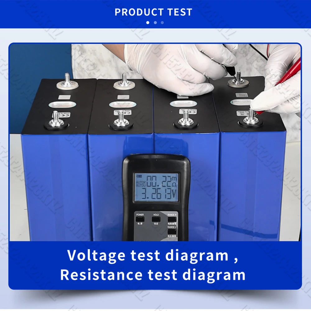 US Stock 320AH Lifepo4 Battery Rechargeable lithium iron phosphate batteries DIY 12V 24V 48V For EV Golf Cart Boat with busbars