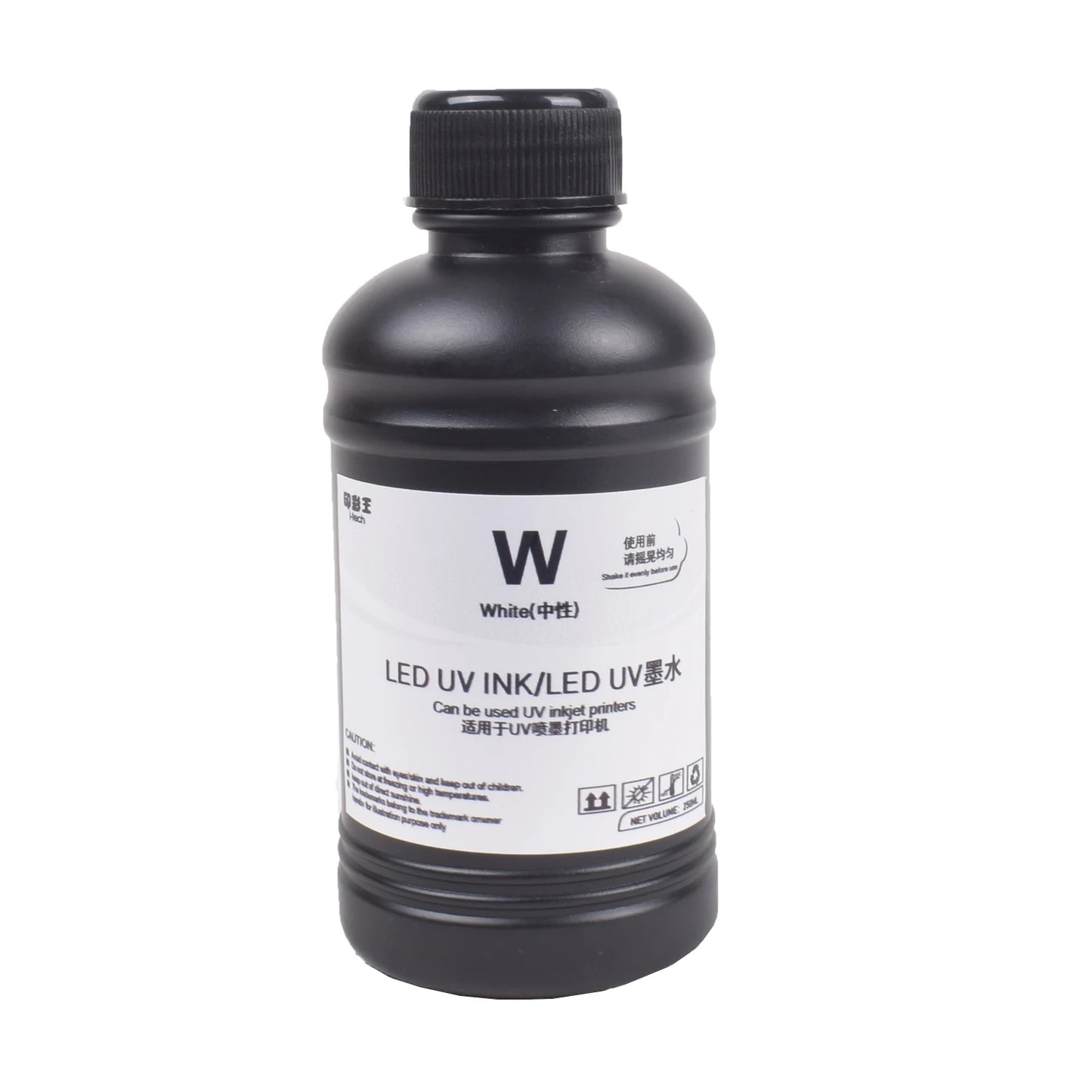 250ML UV Neutral Ink LED UV Soft Ink for R1390 L800 L1800 XP600 TX800 L805 Print head for UV Flatbed Printer