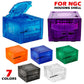 7 COLOR Transparent Box Replacement Case For Gamecube Housing Shell Case For NGC Retro Video Game Console DOL-101/DOL-001 Access