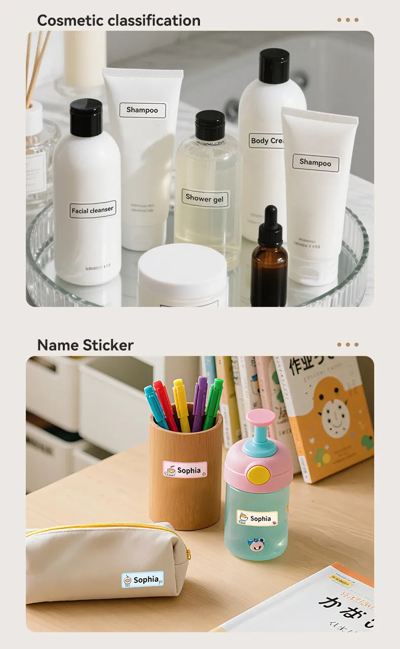 Niimbot D110 Mini Thermal Label Maker Wireless Connection Adhesive Sticker Label Printer DIY Name Tag for Office Home