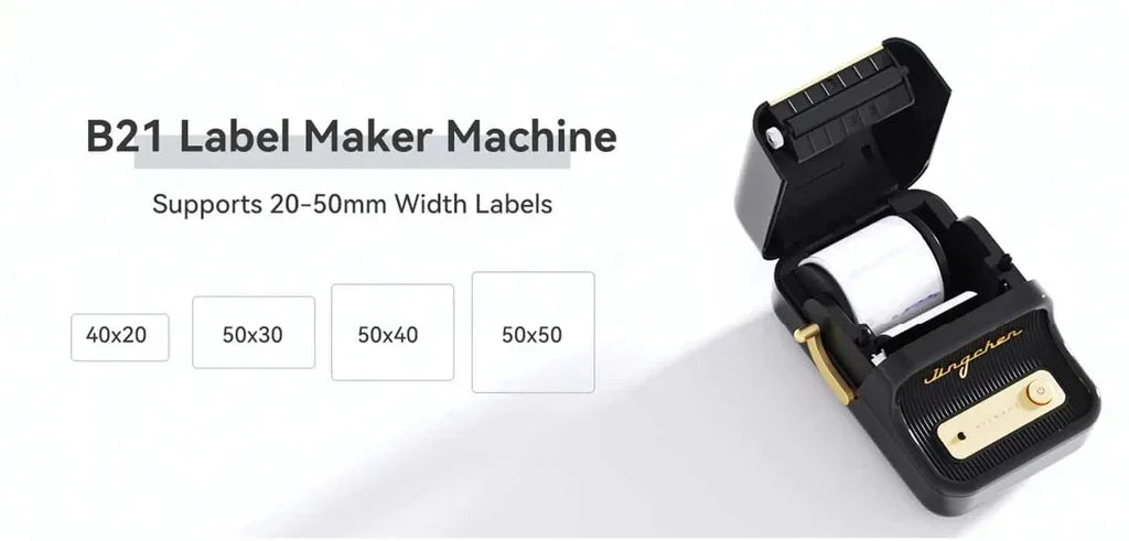 Niimbot B21 Mini Portable Thermal Printer Self-adhesive Label Printer Portable Inkless