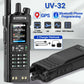 Baofeng UV-32 GPS Walkie Talkie 10W Long Range Multi Band Bluetooth APP Programming Wireless Copy Frequency Type-C Two Way Radio