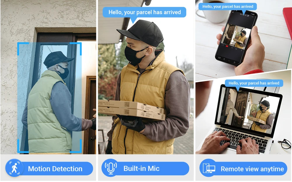 Vikylin Hik compatible 3X Zoom 6MP Dome PTZ IP Camera IR Night Vision MD2.0 IP66 Home Video Surveillance CCTV Security Camera