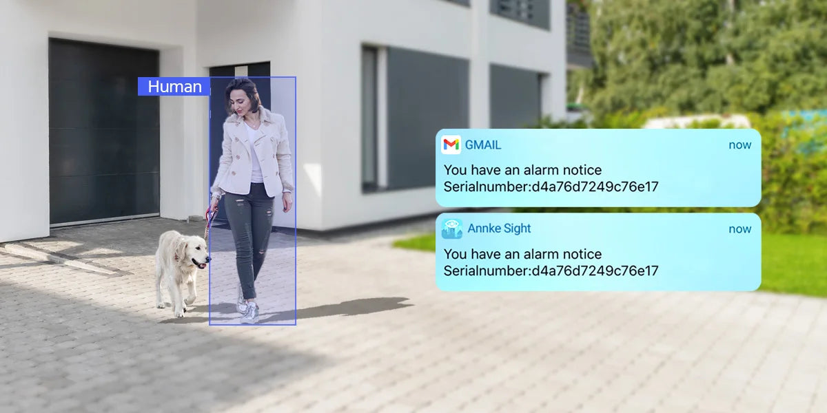 ANNKE 5MP WiFi CCTV System 10CH NVR Security Camera System Two Way Audio Outdoor Wireless IP Cameras Video Surveillance Kit