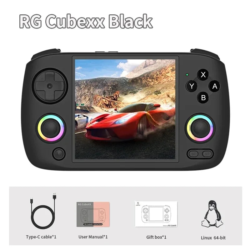 NEW ANBERNIC RG CUBE XX Retro Handheld Game Console Video Player Gaming Linux HD IPS RGB WIFI Bluetooth PSP Games Gift RGCUBEXX
