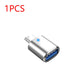 1-3PCS Type-C To USB3.0 Converter LED Indicator Type-C To USB OTG Adapter 3A Fast Charging 5Gbps Data Transfer Plug and Play