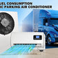 Treeligo 12V/24V 12000BTU Truck Split Air Conditioner Electric Parking Cooler AC Unit For Tractor Cab Truck Camper Van Caravan