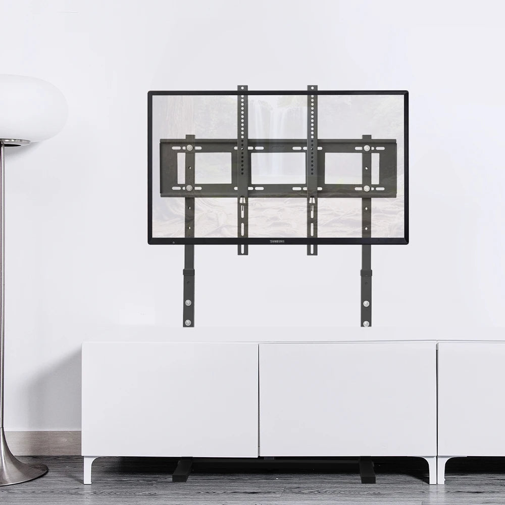 UNHO Mobile TV stand Stand with Height Adjustable  for TV Compatible 32-85 inch Panel LED LCD Screens Punch-free installation