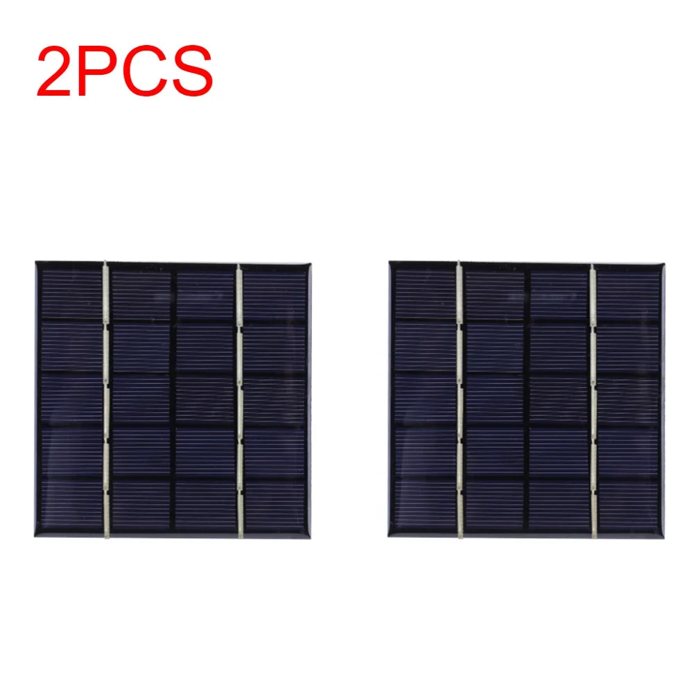 2-10pc Portable Solar Panel 3W 5V Micro Solar Board Fast Charger Polysilicon DIY Solar Cells System Mini Outdoor Battery Charger