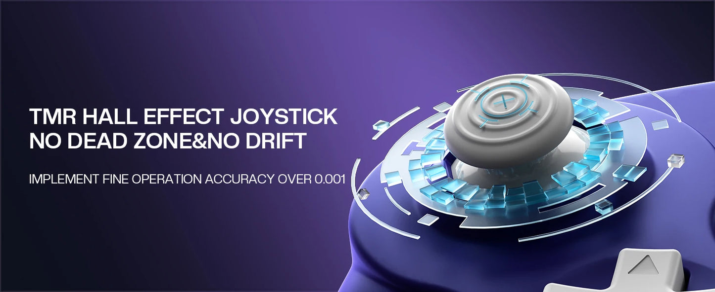 NYXI Wizard 2 Joypad Switch 2 Controller PC NGC, Hall Effect, NFC Function, 6-Gyro, Dual Vibration Purple Local Shipping