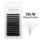 MASSCAKU 3D 4D 5D 6D 7D 8D 10D W Shaped Eyelash Natural Soft Lightweight Individual W Style Premade Fans Eyelashes Extensions