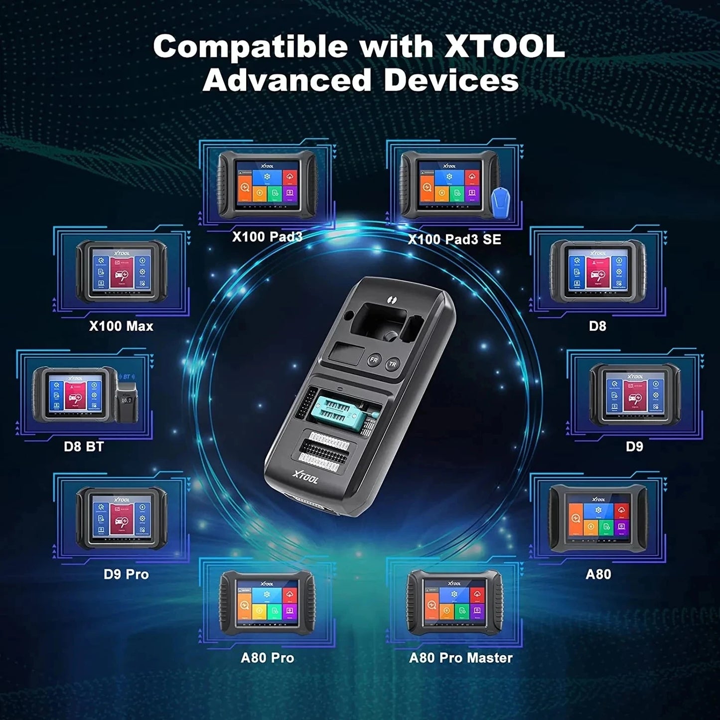 XTOOL KC501 Professional Car Key & Chip Programmer For Benz Infrared Key ECU Reader EEPROM Chip Reading Works With X100PAD3 MAX