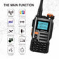 Baofeng UV-K68 Walkie Talkie Air Band Radio TYPE-C K68 Charge UHF VHF DTMF FM NOAA Wireless Frequency Two Way Radio
