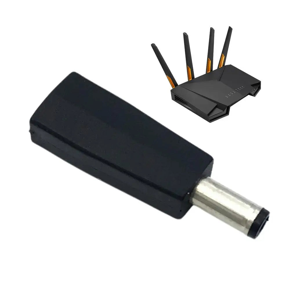 USB Type C Micro USB to DC5521 Electric Plug Converter Mobile Phone Charging Adapter Head 5V Interface