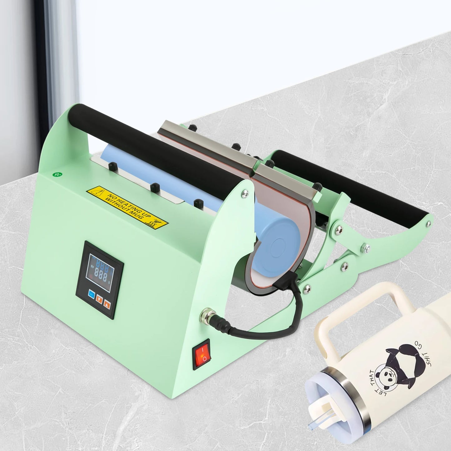 Car Cup Mug Press Heat Machine, Tumbler Heat Press, Tumbler Heat Press Machine 0-204°C 110V  500W