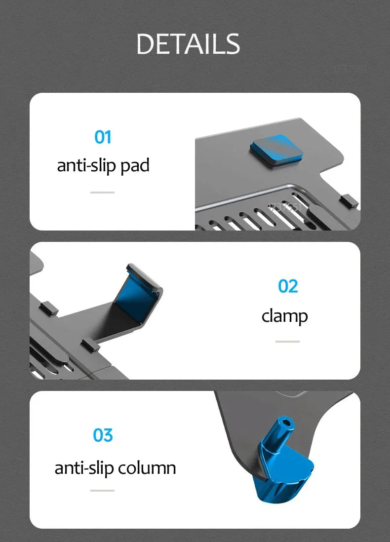 LP2 LP3 LP7 steel  within 17" universal notebook bracket Laptop Tray Fits VESA 100X100 Laptop Support Holder Balck