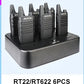 10 Pcs Wholesale Mini Walkie Talkie Retevis Rechargeable Walkie-talkies Two-way Radio RT622 PMR446 Radio Hotel Restaurant Retail