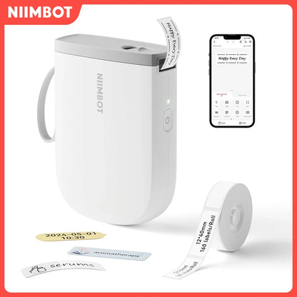 Niimbot 300 DPI High Definition Label Printer Upgraded D11 Wireless Thermal Label Maker Self-Adhesive Labeling Machine