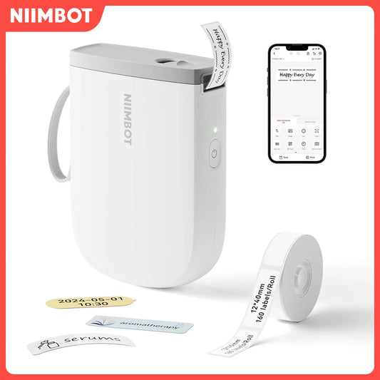 Niimbot 300 DPI High Definition Label Printer Upgraded D11 Wireless Thermal Label Maker Self-Adhesive Labeling Machine