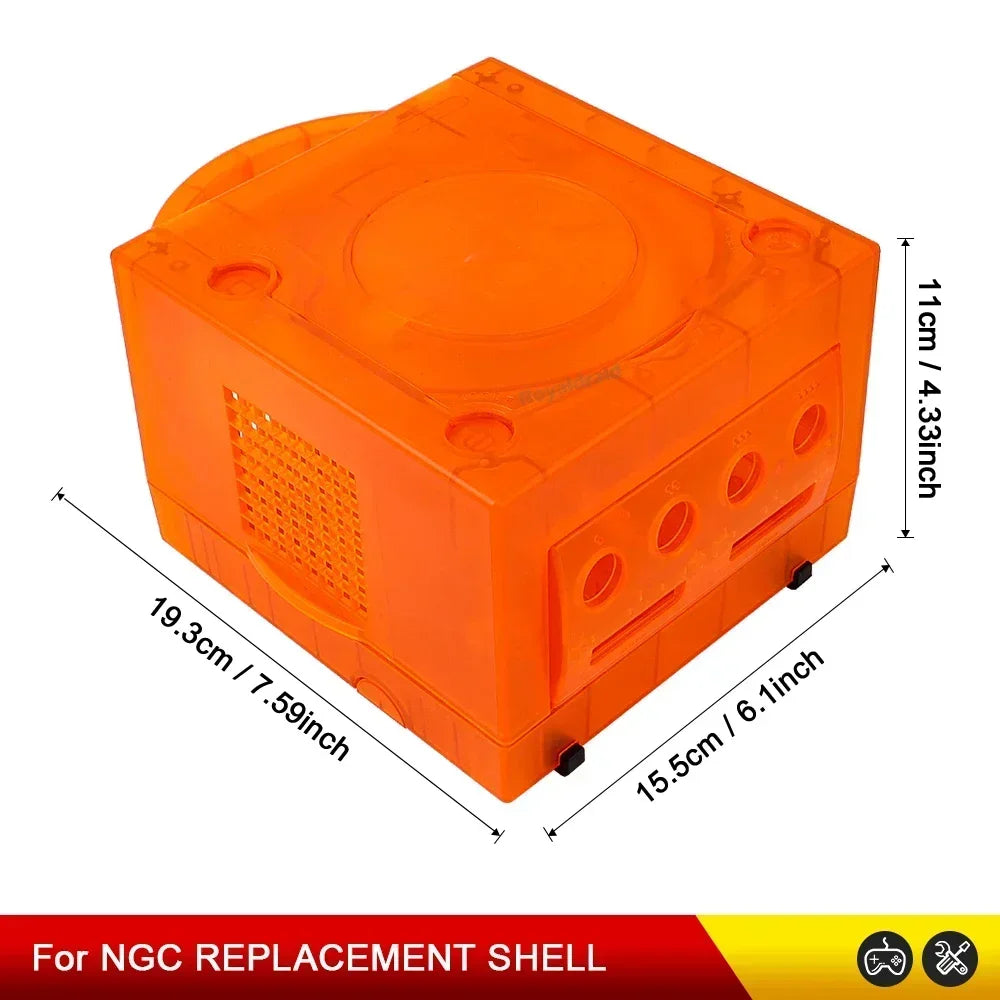 7 COLOR Transparent Box Replacement Case For Gamecube Housing Shell Case For NGC Retro Video Game Console DOL-101/DOL-001 Access
