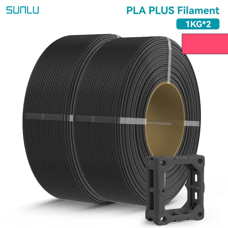 SUNLU 2KG PLA/PLA PLUS/PLA+2.0 Filament 1.75mm 1KG Without Tray 3D Printer Filament for 3D Printer& 3D Pen，Refll Filament