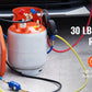 SucceBuy 30 lbs Refrigerant Recovery Tank with Float Switch Reusable AC Recovery Tank HVAC for All Refrigerant Prevent Overflow