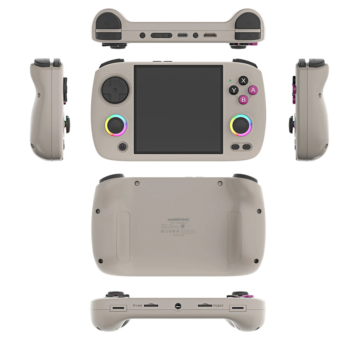 ANBERNIC RG CUBEXX Handheld Game Console 3.95''IPS Screen Linux System Video Output WiliWili Ebook Reader Multi-function Console