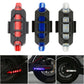 2pcs Practical Scooter Warning Light Electric Scooter Night Safety High-brightness Taillight Waterproof LED Flashlight