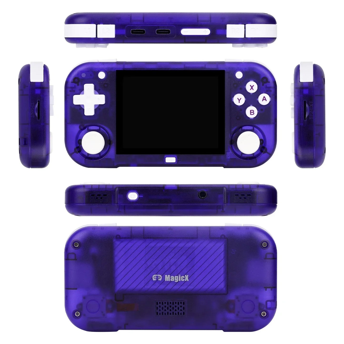 AMPOWN Mini Zero 28 Handheld Game Console 2.8'' IPS Screen AllWinner A133P CPU Android OS Wifi MAGICX ZERO28 Video Player Gifts
