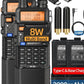 2X BAOFENG M-5R 8W Walkie Talkie 3800mAh Battery Multi Band AM Type-C USB Copy Upgraded UV-5R UV5R Long Range Two Way Ham Radio