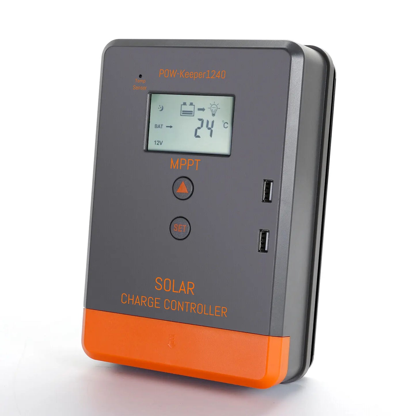 PowMr Solar Charge Controller MPPT 20A/30A/40A Charging Auto LCD Display Regulator 12V/24V Lithium Battey 100% MPPT Dual USB