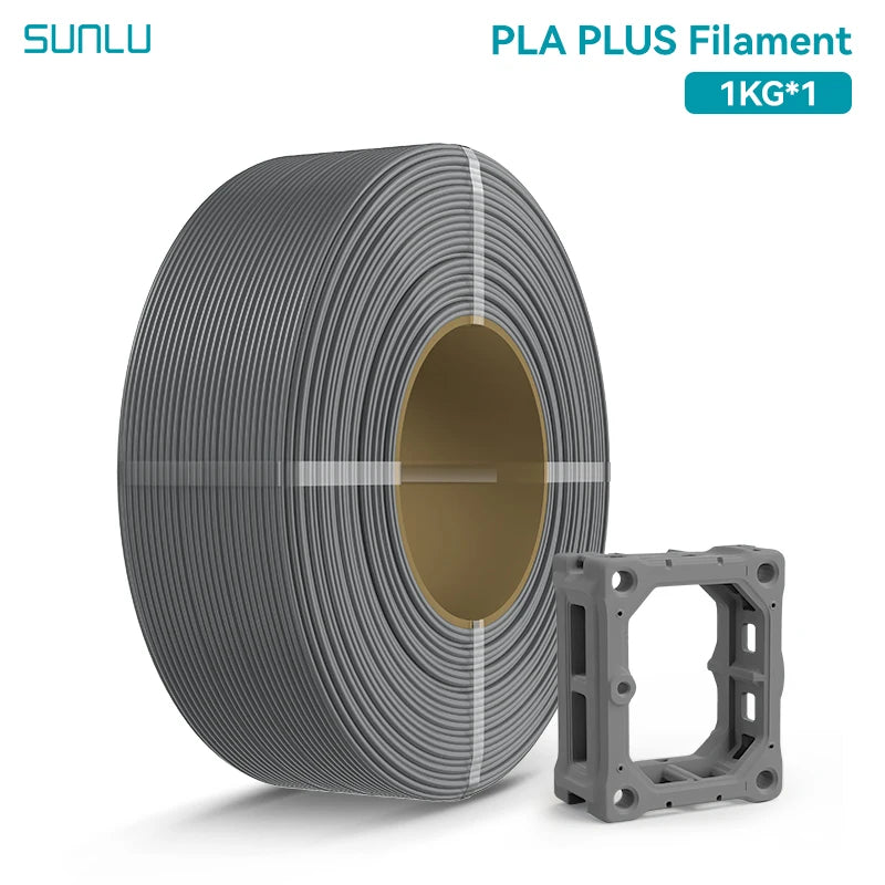 SUNLU 2KG PLA/PLA PLUS/PLA+2.0 Filament 1.75mm 1KG Without Tray 3D Printer Filament for 3D Printer& 3D Pen，Refll Filament