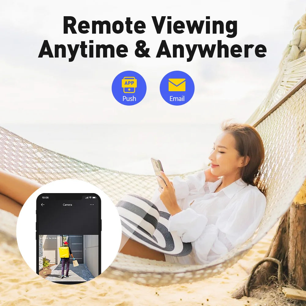 ANNKE 8CH 4K Ultra HD POE Network Video Security System 8MP H.265+ IP Camera Support Two Way Audio human & Vehicle Detection 4MM